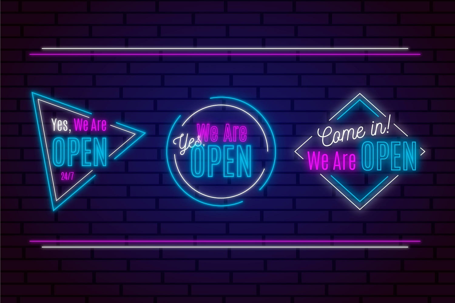 Neon signs